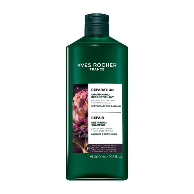 YVES ROCHER REPAIR RESTORING plaukų šampūnas, 300 ml