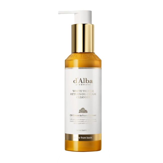 D'ALBA WHITE TRUFFLE RETURN OIL kreminis prausiklis, 160 ml