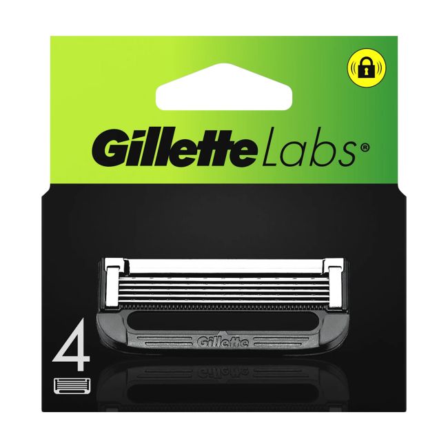 GILLETTE LABS keičiamosios skustuvo galvutės (4 vnt.)