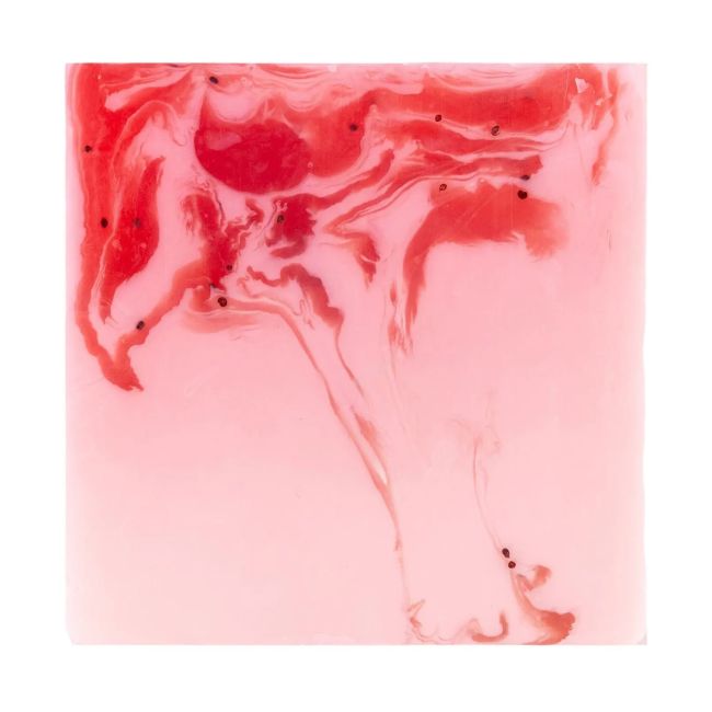 BADEFEE GLYCERINE STRAWBERRY - RHUBARB muilas, 100 g