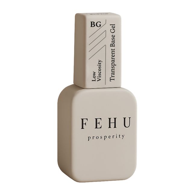 FEHU TRASPARENT skaidri nagų bazė, 12 ml
