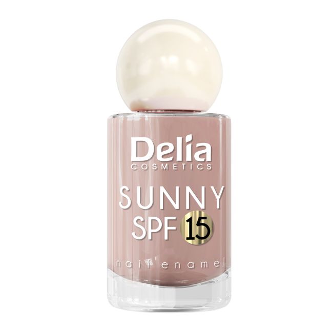 DELIA SUNNY SPF15 nagų lakas, 11 ml