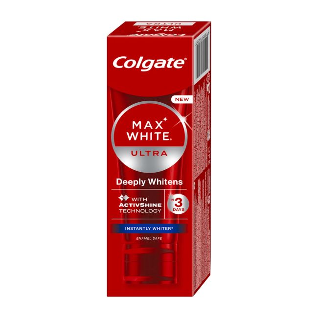 COLGATE MAX WHITE ULTRA DEEPLY WHITENS dantų pasta, 75 ml