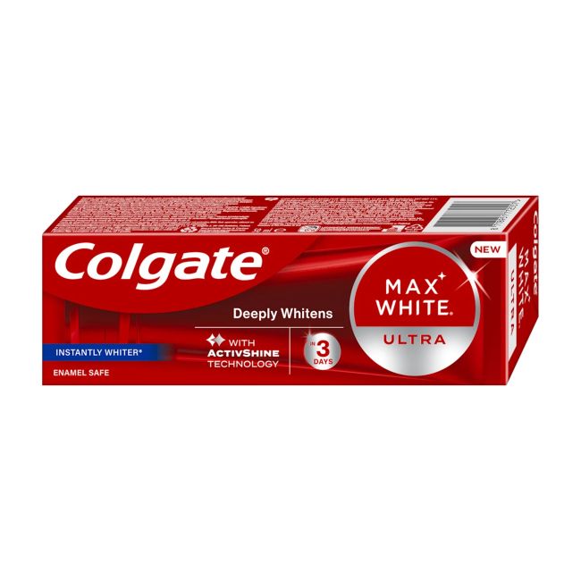 COLGATE MAX WHITE ULTRA DEEPLY WHITENS dantų pasta, 75 ml