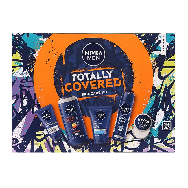 NIVEA TOTALLY COVERED vyrų kosmetikos rinkinys