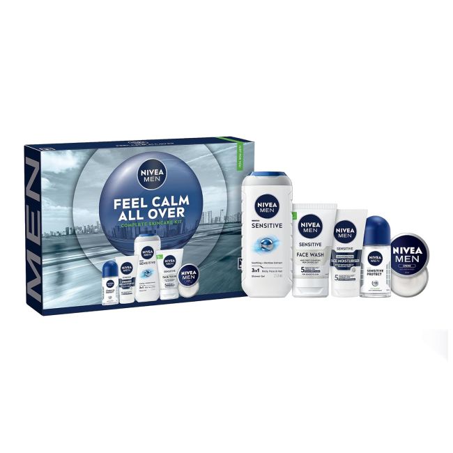 NIVEA MEN FEEL CALM ALL OVER vyrų kosmetikos rinkinys