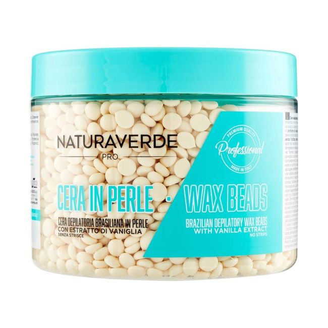 NATURAVERDE BEADS BRAZILIAN depiliacinis perlų vaškas, 250 ml