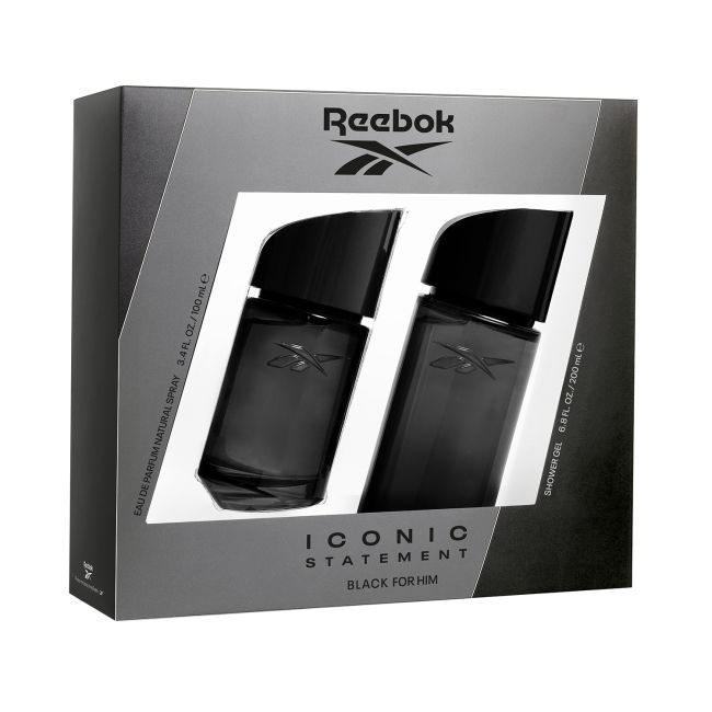 REEBOK ICONIC STATEMENT BLACK vyrų dovanų rinkinys