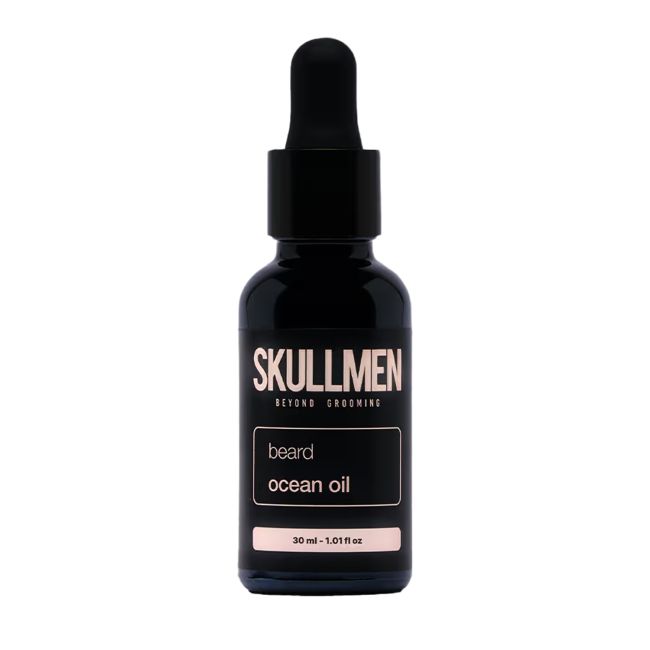 SKULL MEN OCEAN barzdos aliejus, 30 ml