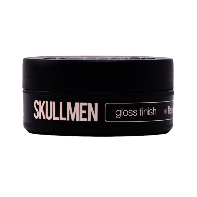 SKULL MEN GLOSS FINISH FLEXIBLE plaukų pomada, 100 ml