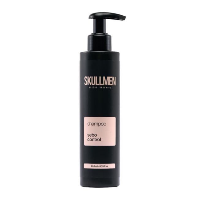 SKULL MEN SEBO CONTROL plaukų šampūnas, 200 ml