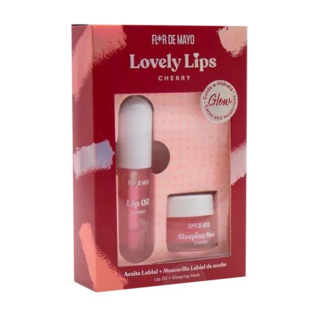 FLOR DE MAYO LOVELY LIPS CHERRY dovanų rinkinys