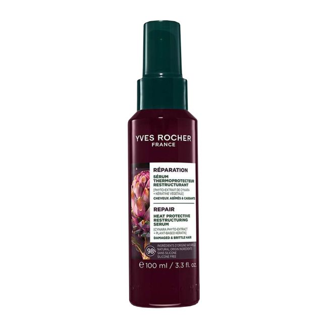 YVES ROCHER REPAIR HEAT PROTECTIVE RESTRUCTURING plaukų serumas, 100 ml