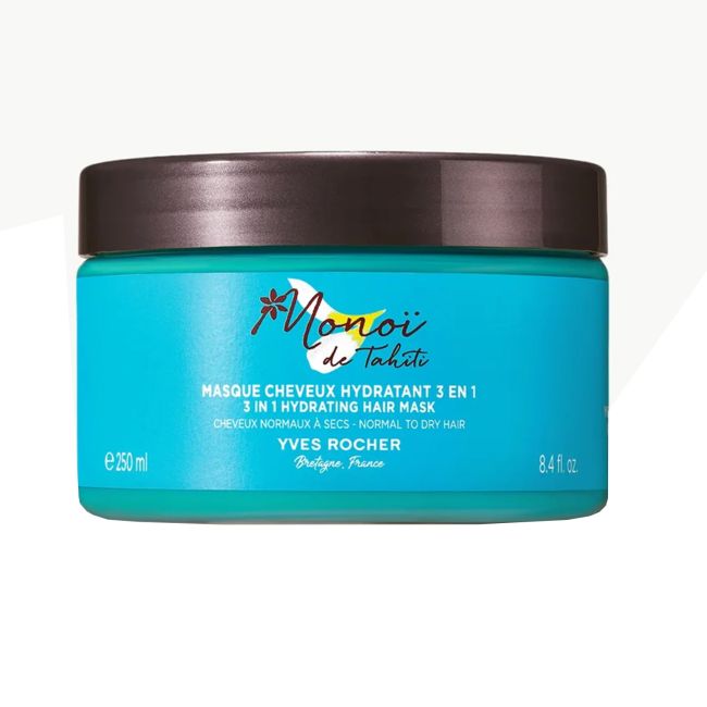 YVES ROCHER MONOI DE TAHITI 3 in 1 HYDRATING plaukų kaukė, 250 ml