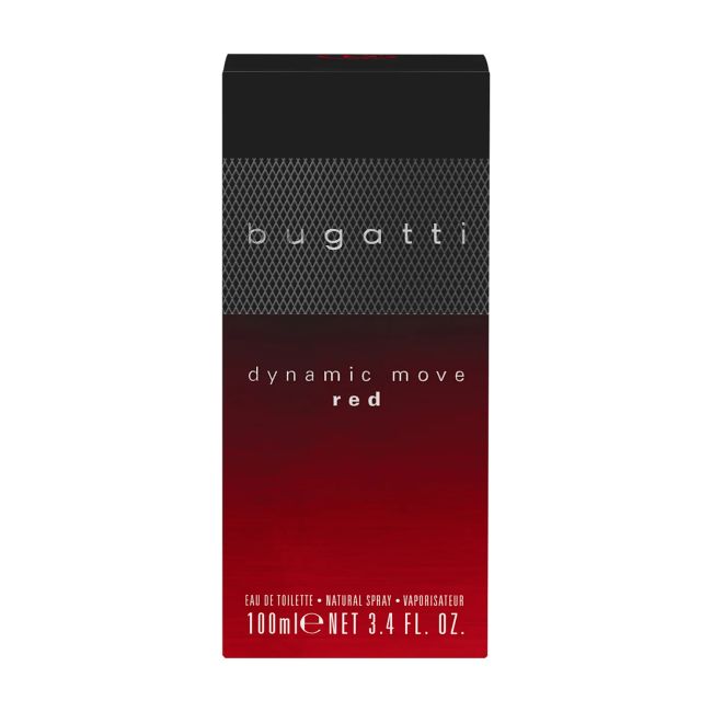 BUGATTI DYNAMIC MOVE RED tualetinis vanduo, 100 ml