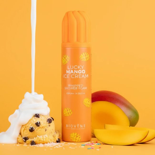 BIOVENE LUCKY MANGO MOUSSE dušo putos, 250 ml