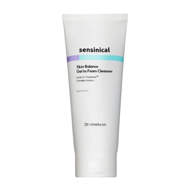 DR.NINETEEN SENSINICAL SKIN BALANCE GEL TO FOAM veido prausiklis, 150 ml