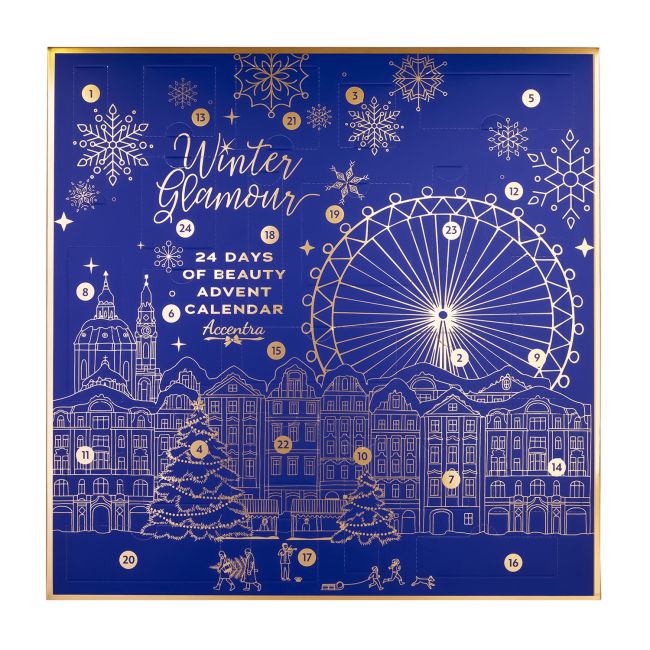 ACCENTRA WINTER GLAMOUR 24 DAYS BEAUTY advento kalendorius