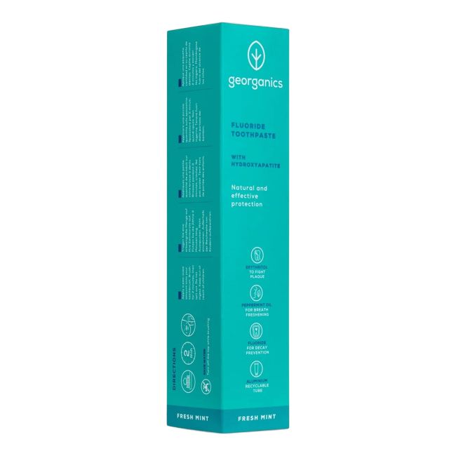 GEORGANICS HYDROXYAPATITE dantų pasta, 75 ml