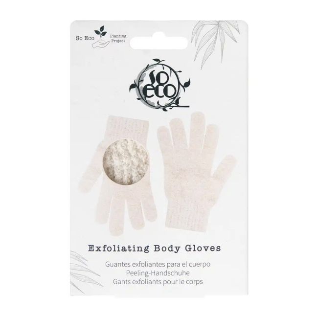SO ECO EXFOLIATING kūno šveitimo pirštinės