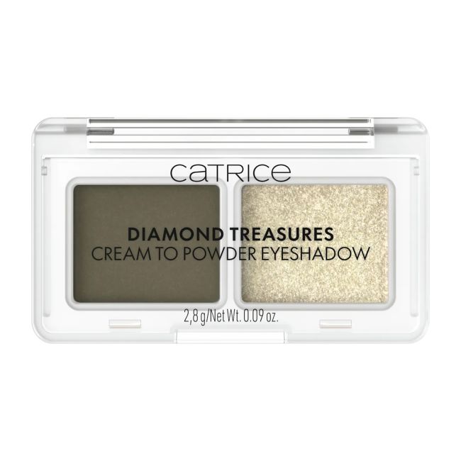 CATRICE DIAMOND TREASURES CREAM TO POWDER akių vokų šešėliai, 2,8 g