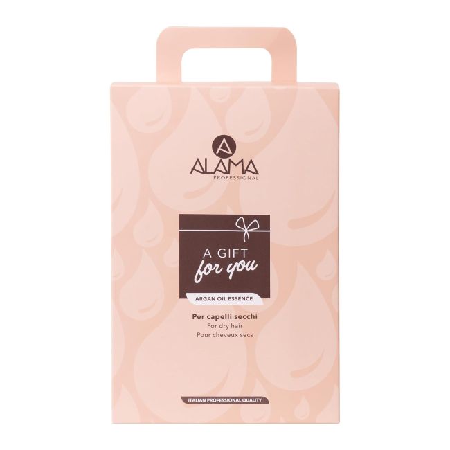 ALAMA PROFESSIONAL A GIFT FOR YOU ARGAN OIL ESSENCE plaukų priemonių rinkinys