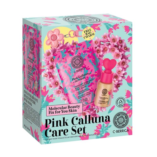 NATURA SIBERICA PINK CALLUNA veido priežiūros priemonių rinkinys