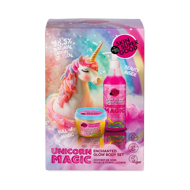 SKIN SUPER GOOD UNICORN MAGIC ENCHANTED GLOW kūno priežiūros priemonių rinkinys