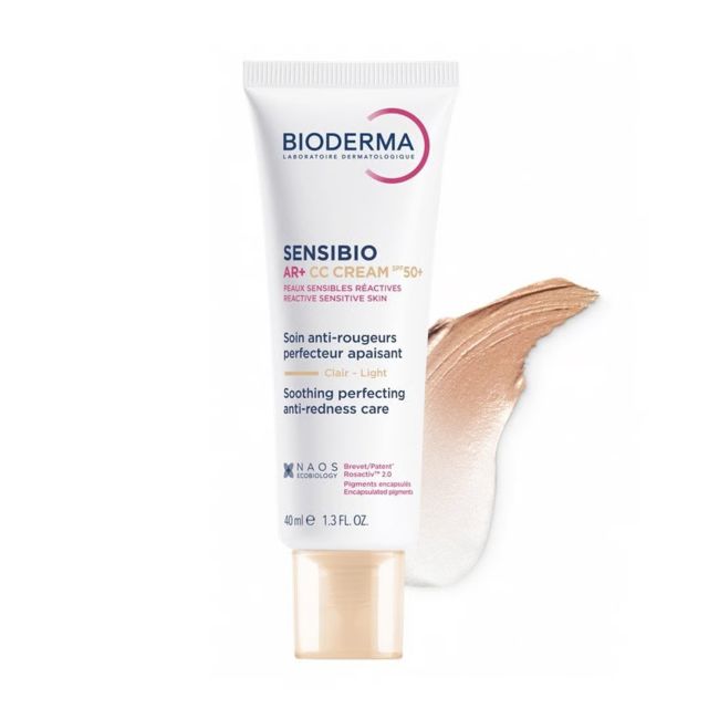 BIODERMA SENSIBIO AR+ SPF50 CC veido kremas, 40 ml
