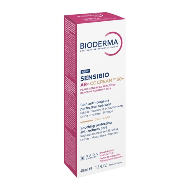 BIODERMA SENSIBIO AR+ SPF50 CC veido kremas, 40 ml