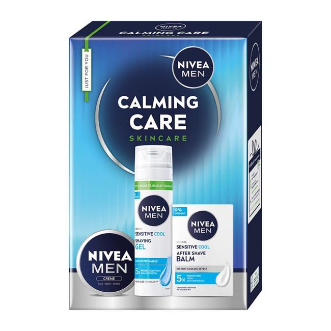 NIVEA MEN CALMING CARE vyrų kosmetikos rinkinys