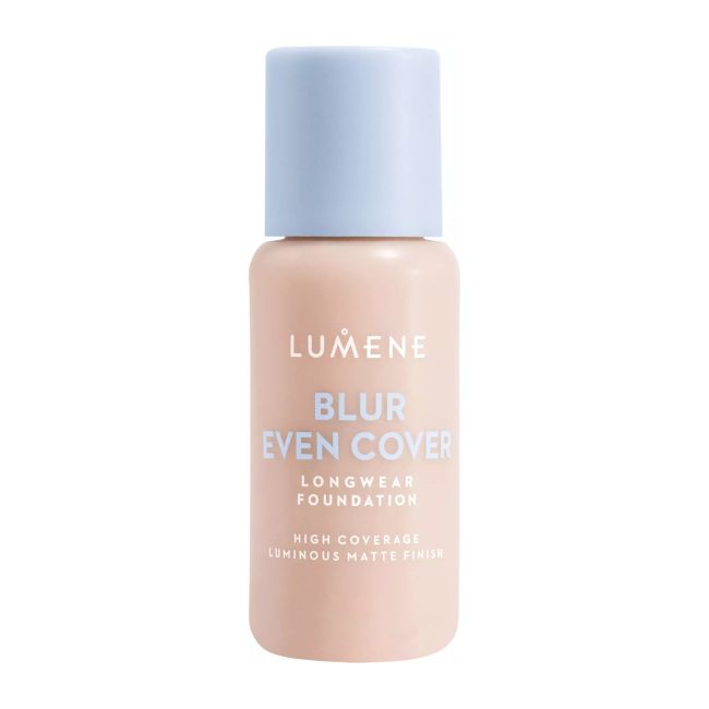LUMENE BLUR EVEN COVER LONGWEAR makiažo pagrindas, 30 ml