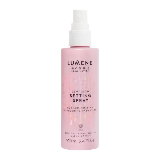 LUMENE DEWY GLOW SETTING makiažo fiksavimo purškiklis, 100 ml