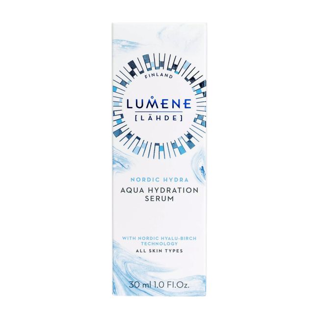 LUMENE LAHDE NORDIC HYDRA AQUA SERUM veido serumas, 30 ml