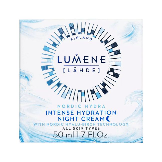 LUMENE LAHDE NORDIC HYDRA INTENSE naktinis veido kremas, 50 ml