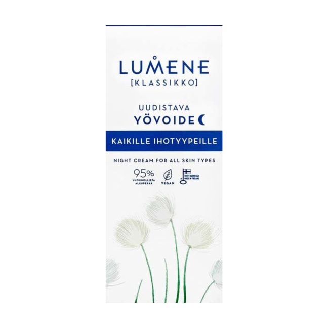 LUMENE KLASSIKKO RESTORE naktinis kremas, 50 ml