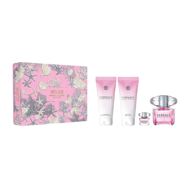 VERSACE BRIGHT CRYSTAL moterų kosmetikos rinkinys