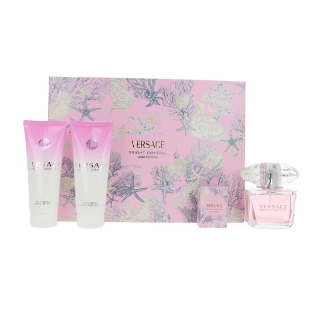 VERSACE BRIGHT CRYSTAL moterų kosmetikos rinkinys