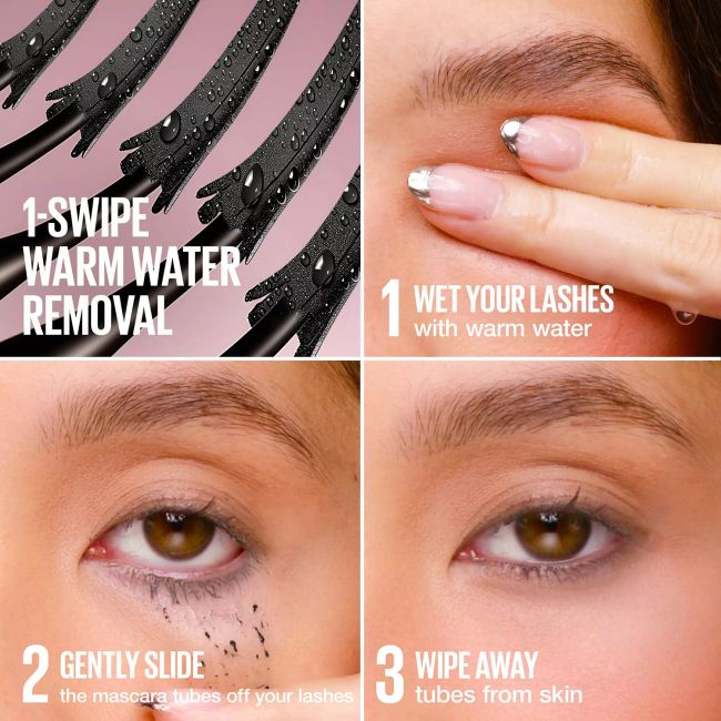 MAYBELLINE LASH SENSATIONAL SKY TUBES VERY BLACK blakstienų tušas, 7ml