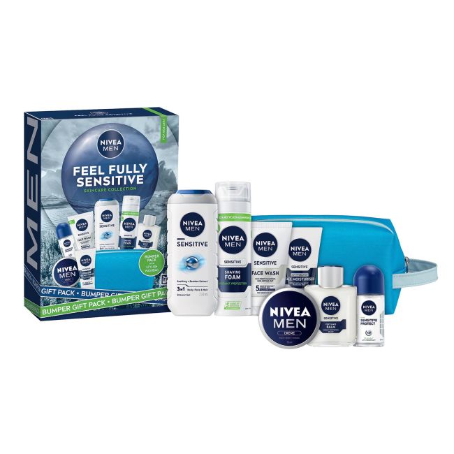 NIVEA FEEL FULLY SENSITIVE vyrų kosmetikos rinkinys