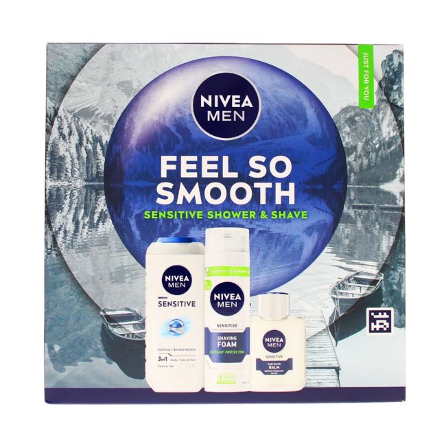 NIVEA FEEL SO SMOOTH vyrų kosmetikos rinkinys