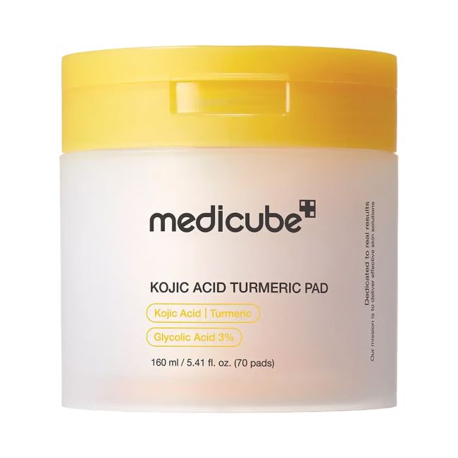 MEDICUBE KOJIC ACID TURMERIC veido padeliai (70 vnt.)