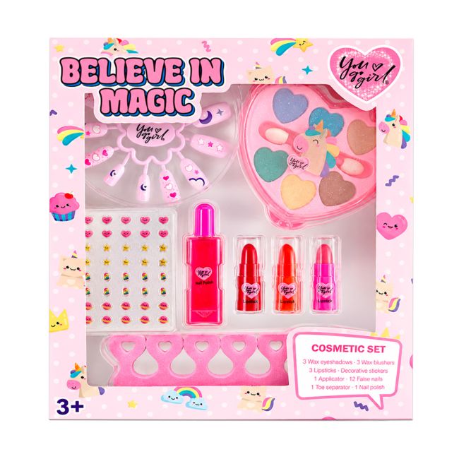 YOU GO GIRL BELIEVE IN MAGIC vaikų dovanų rinkinys