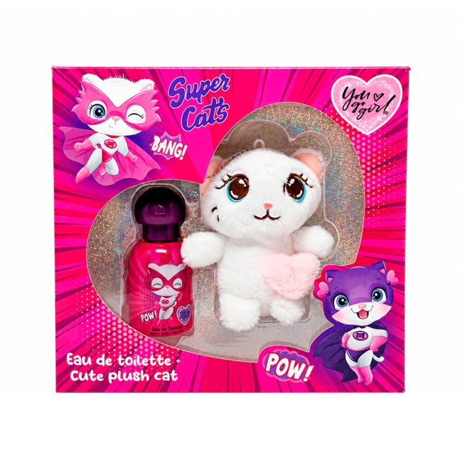 YOU GO GIRL SUPER CATS vaikų dovanų rinkinys