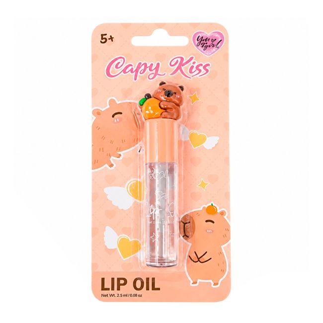 YOU GO GIRL CAPY KISS lūpų aliejus, 2,5 ml