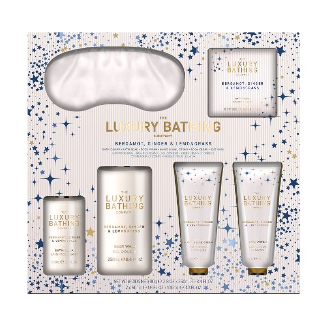 LUXURY BATHING BERGAMOT, GINGER & LEMONGRASS dovanų rinkinys