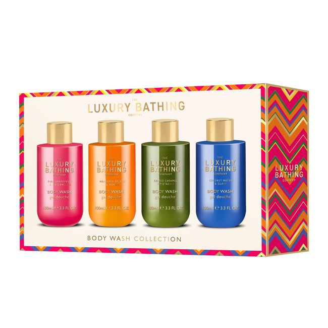 LUXURY BATHING dušo želių rinkinys, 4 x 100 ml