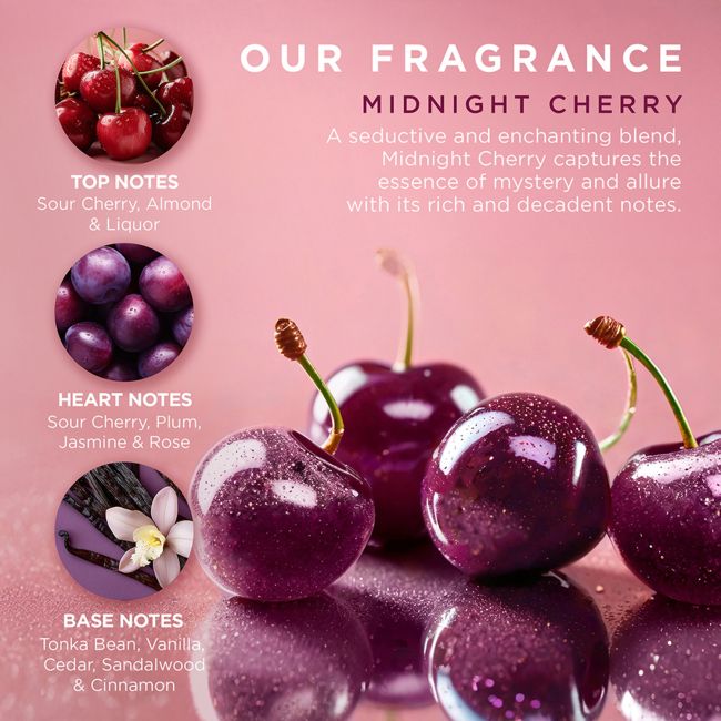 BAYLIS & HARDING PAMPER TRIO WILD CHERRY & VANILLA dovanų rinkinys