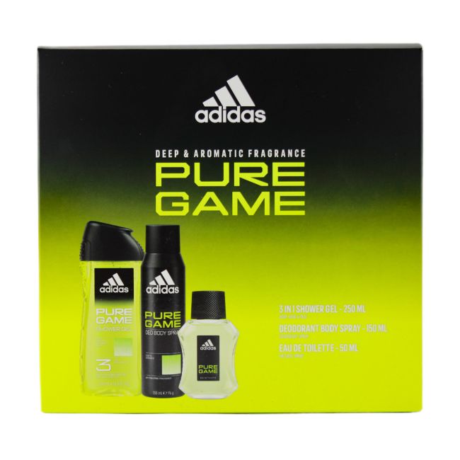 ADIDAS PURE GAME vyrų dovanų rinkinys