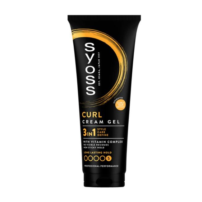 SYOSS CURL 3 IN 1 garbanotų plaukų želė, 250 ml